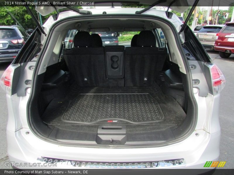 Brilliant Silver / Charcoal 2014 Nissan Rogue S AWD