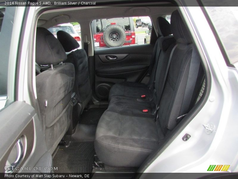 Brilliant Silver / Charcoal 2014 Nissan Rogue S AWD