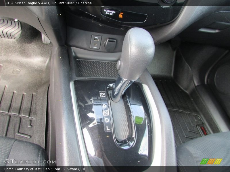 Brilliant Silver / Charcoal 2014 Nissan Rogue S AWD