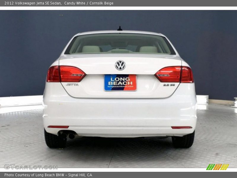 Candy White / Cornsilk Beige 2012 Volkswagen Jetta SE Sedan