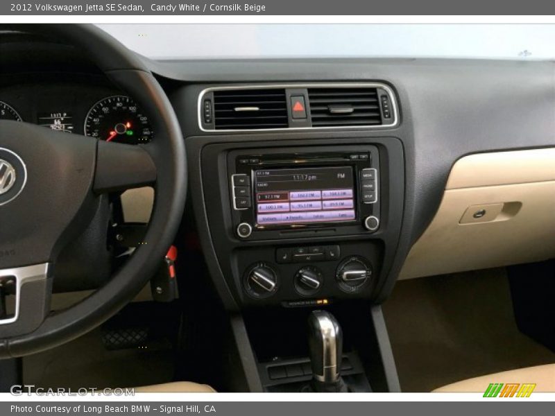 Candy White / Cornsilk Beige 2012 Volkswagen Jetta SE Sedan