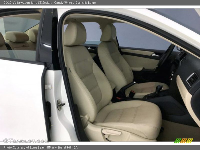 Candy White / Cornsilk Beige 2012 Volkswagen Jetta SE Sedan