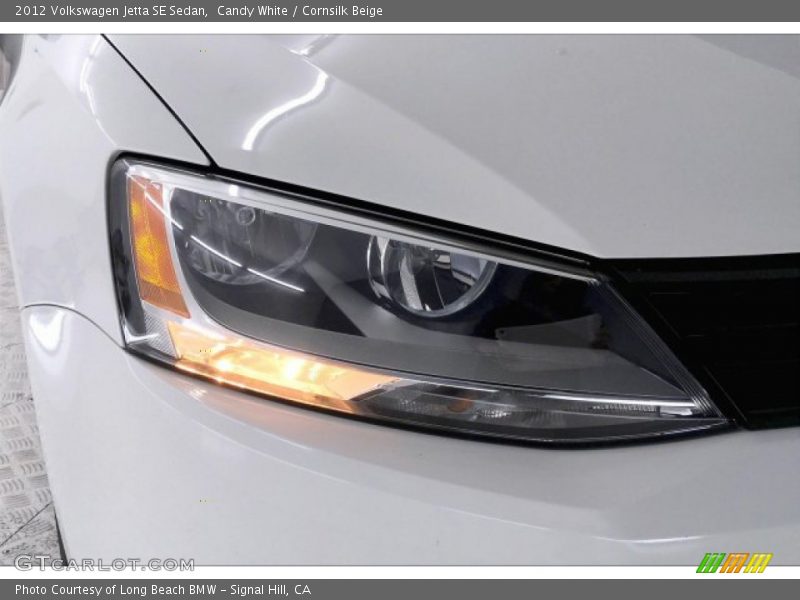 Candy White / Cornsilk Beige 2012 Volkswagen Jetta SE Sedan