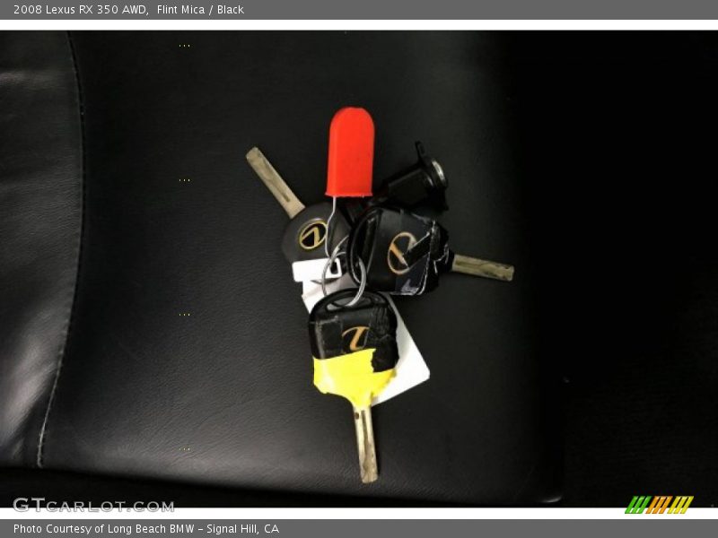 Flint Mica / Black 2008 Lexus RX 350 AWD