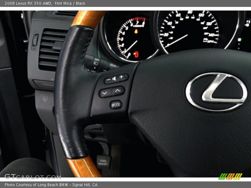 Flint Mica / Black 2008 Lexus RX 350 AWD