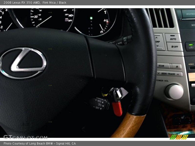 Flint Mica / Black 2008 Lexus RX 350 AWD