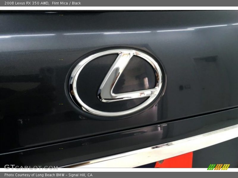 Flint Mica / Black 2008 Lexus RX 350 AWD
