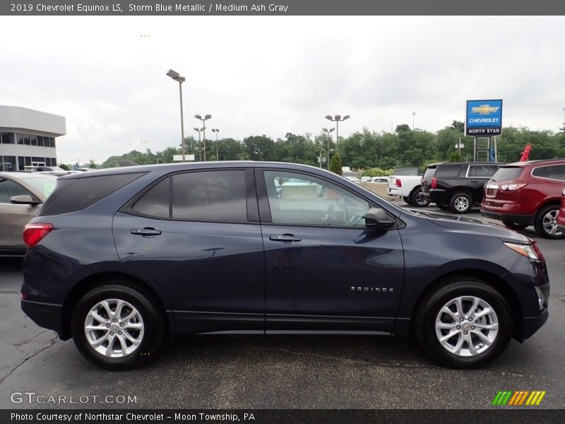 Storm Blue Metallic / Medium Ash Gray 2019 Chevrolet Equinox LS
