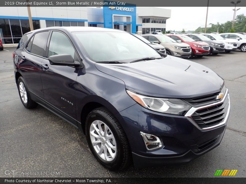 Storm Blue Metallic / Medium Ash Gray 2019 Chevrolet Equinox LS