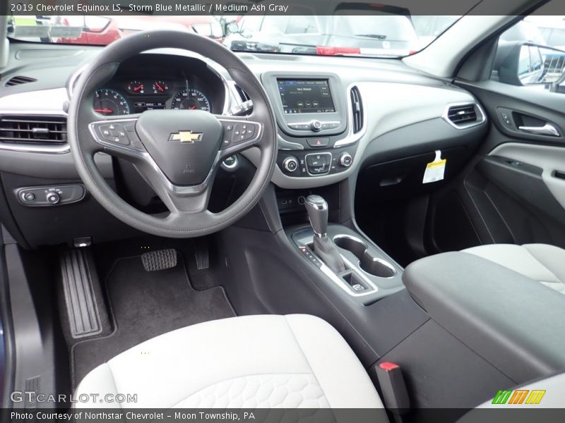 Storm Blue Metallic / Medium Ash Gray 2019 Chevrolet Equinox LS