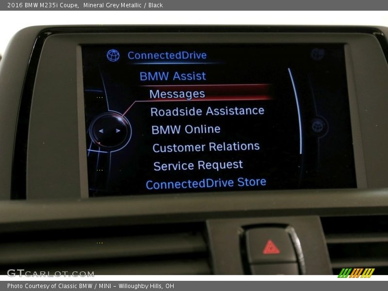 Mineral Grey Metallic / Black 2016 BMW M235i Coupe