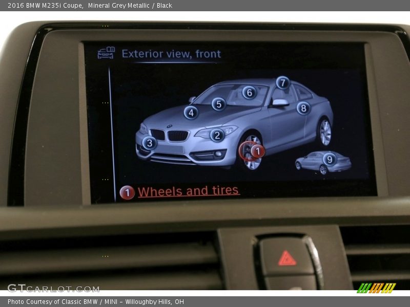 Mineral Grey Metallic / Black 2016 BMW M235i Coupe
