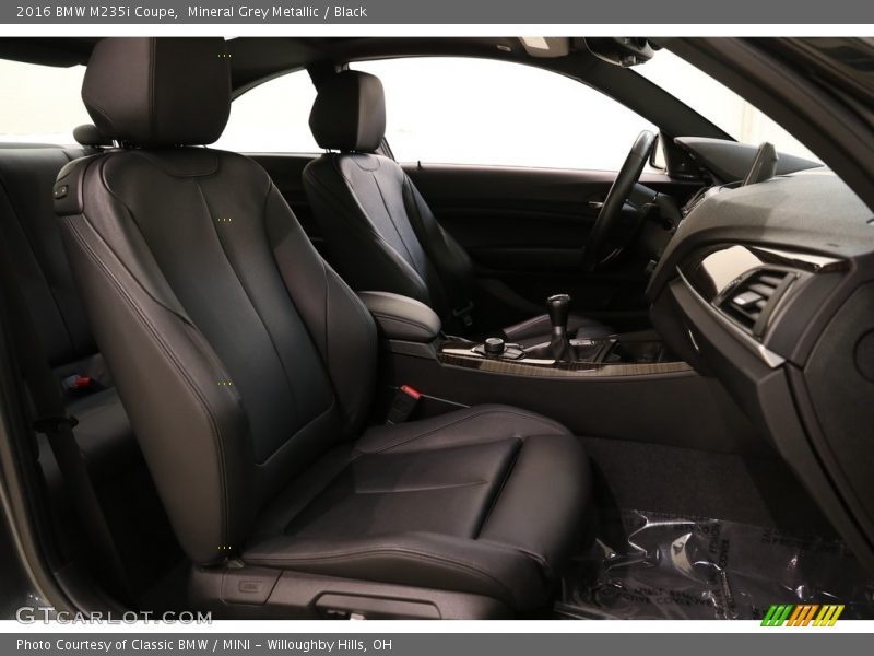 Mineral Grey Metallic / Black 2016 BMW M235i Coupe