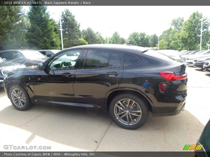 Black Sapphire Metallic / Black 2019 BMW X4 xDrive30i