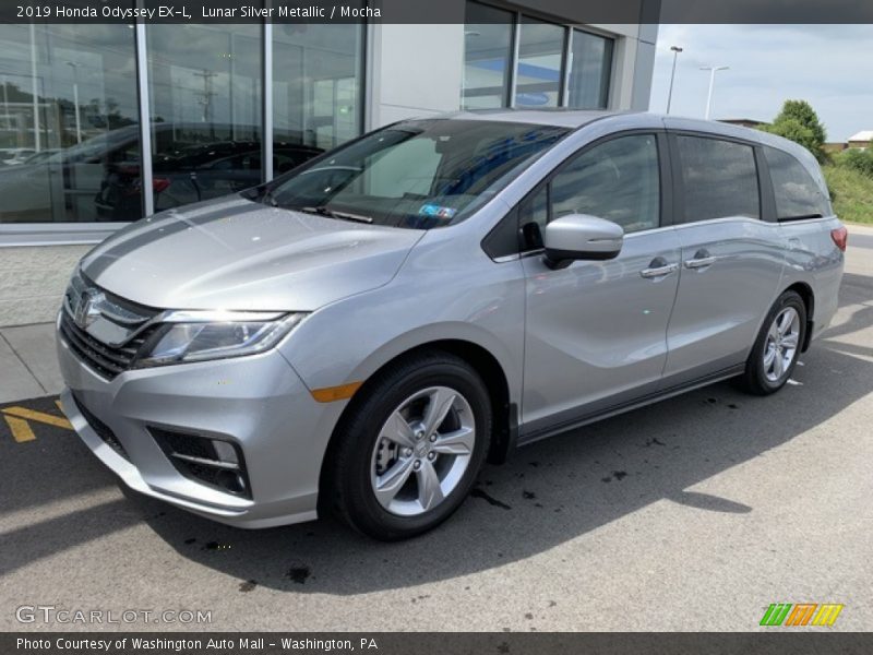 Lunar Silver Metallic / Mocha 2019 Honda Odyssey EX-L