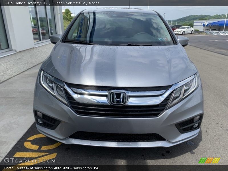 Lunar Silver Metallic / Mocha 2019 Honda Odyssey EX-L