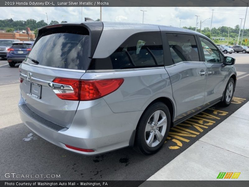 Lunar Silver Metallic / Mocha 2019 Honda Odyssey EX-L