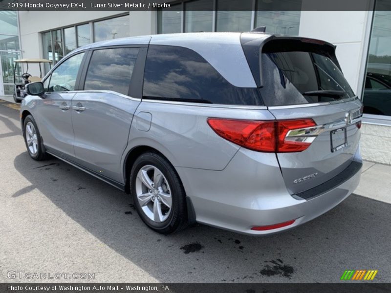 Lunar Silver Metallic / Mocha 2019 Honda Odyssey EX-L