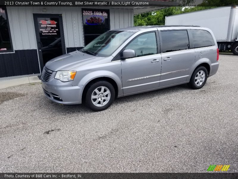 Billet Silver Metallic / Black/Light Graystone 2013 Chrysler Town & Country Touring