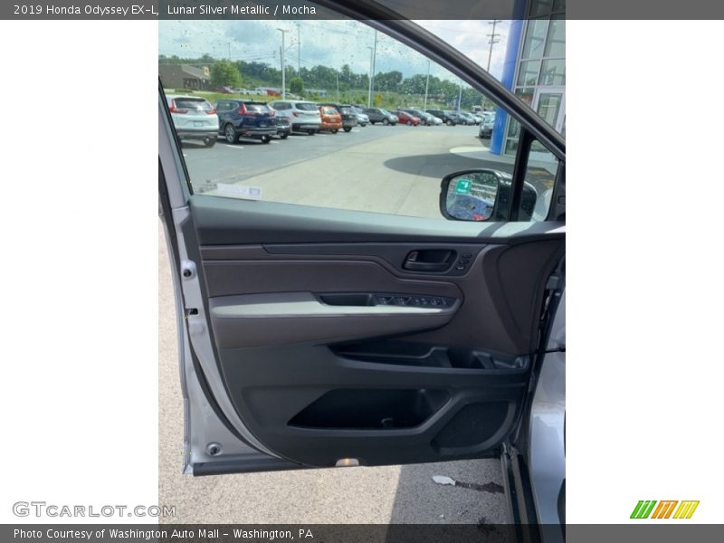 Lunar Silver Metallic / Mocha 2019 Honda Odyssey EX-L