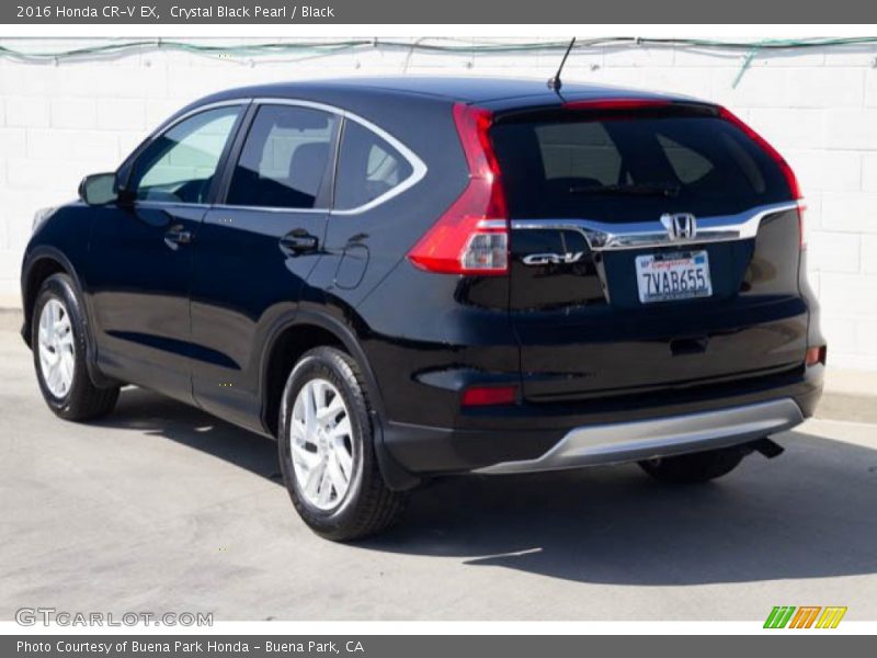 Crystal Black Pearl / Black 2016 Honda CR-V EX