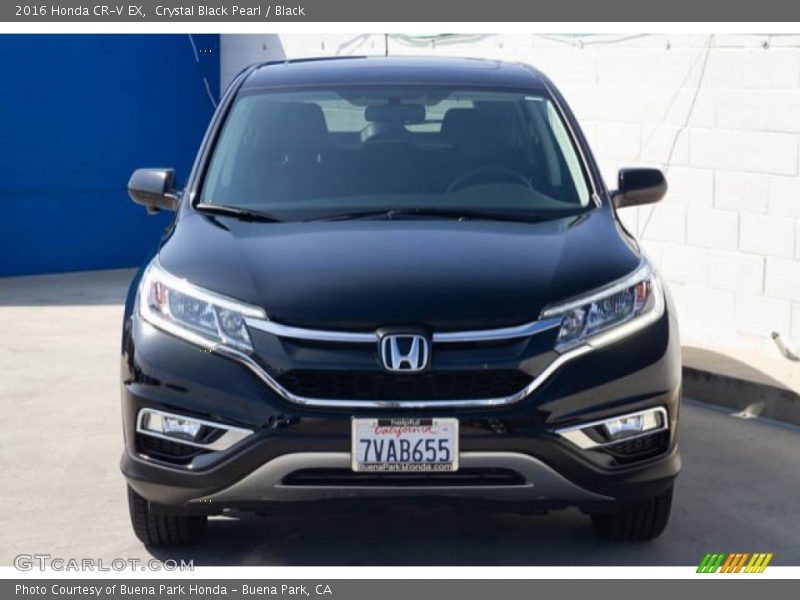 Crystal Black Pearl / Black 2016 Honda CR-V EX