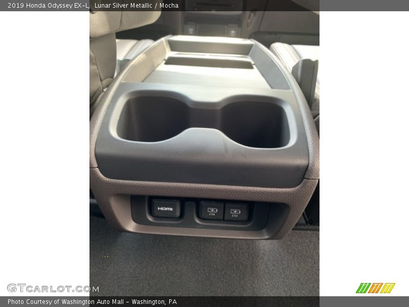Lunar Silver Metallic / Mocha 2019 Honda Odyssey EX-L