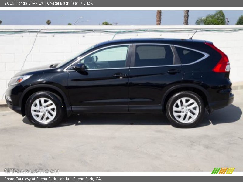 Crystal Black Pearl / Black 2016 Honda CR-V EX