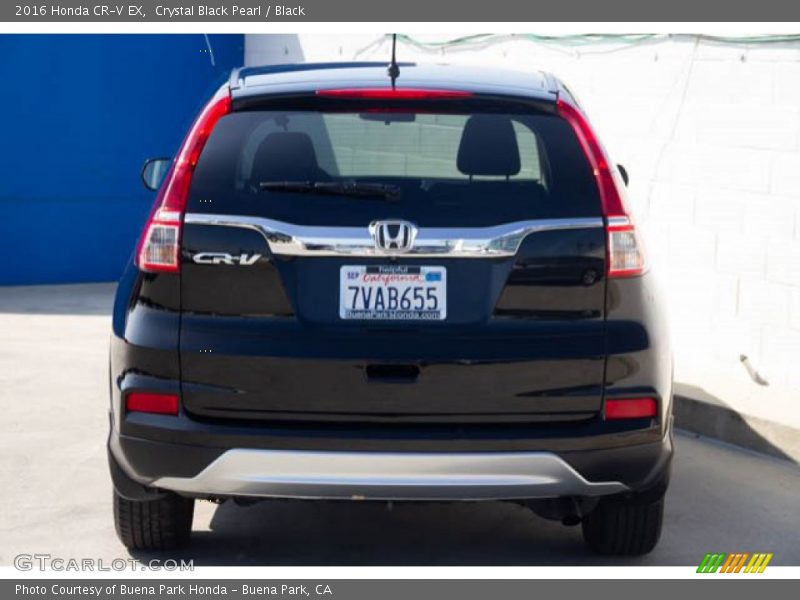 Crystal Black Pearl / Black 2016 Honda CR-V EX
