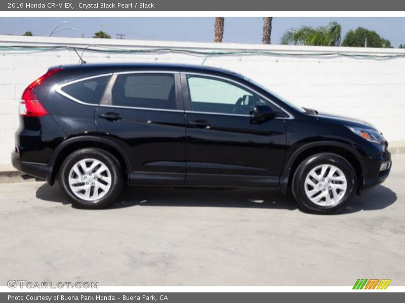 Crystal Black Pearl / Black 2016 Honda CR-V EX