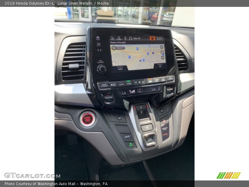 Lunar Silver Metallic / Mocha 2019 Honda Odyssey EX-L