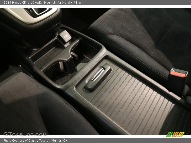 Mountain Air Metallic / Black 2014 Honda CR-V LX AWD