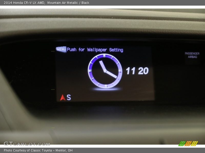 Mountain Air Metallic / Black 2014 Honda CR-V LX AWD