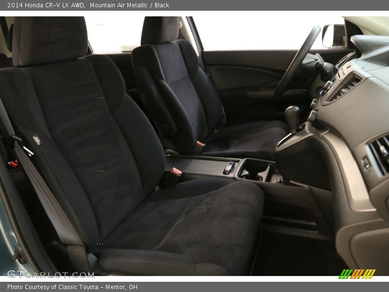 Mountain Air Metallic / Black 2014 Honda CR-V LX AWD