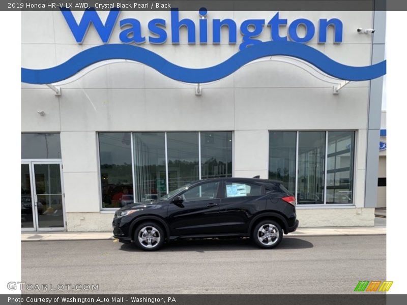 Crystal Black Pearl / Black 2019 Honda HR-V LX AWD