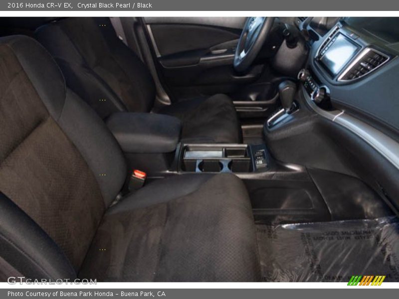 Crystal Black Pearl / Black 2016 Honda CR-V EX