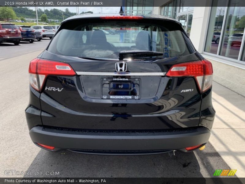 Crystal Black Pearl / Black 2019 Honda HR-V LX AWD