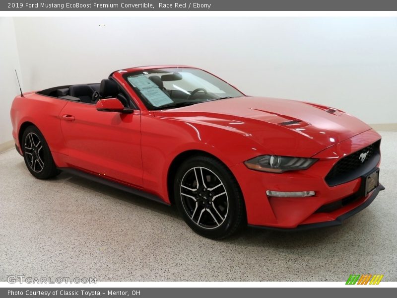 Race Red / Ebony 2019 Ford Mustang EcoBoost Premium Convertible