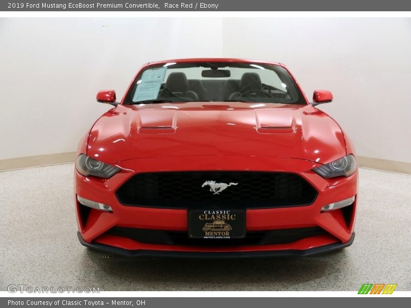 Race Red / Ebony 2019 Ford Mustang EcoBoost Premium Convertible