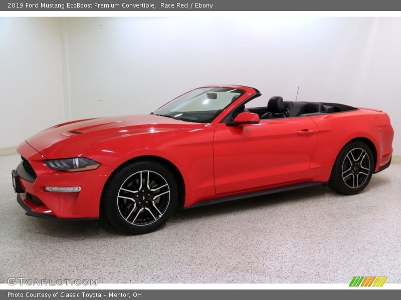 Race Red / Ebony 2019 Ford Mustang EcoBoost Premium Convertible