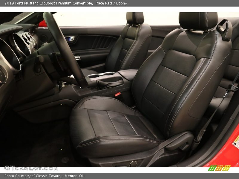 Front Seat of 2019 Mustang EcoBoost Premium Convertible