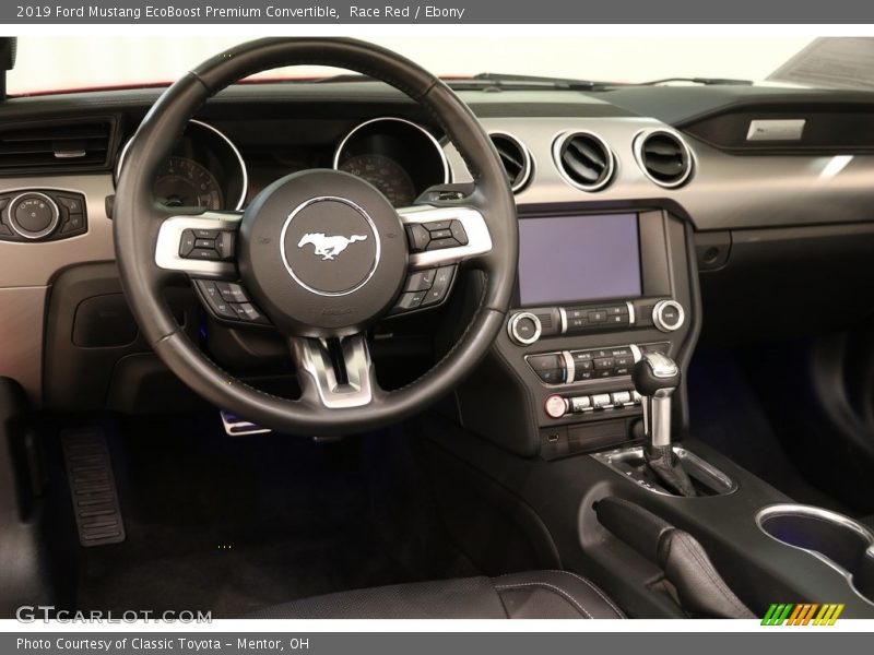 Dashboard of 2019 Mustang EcoBoost Premium Convertible