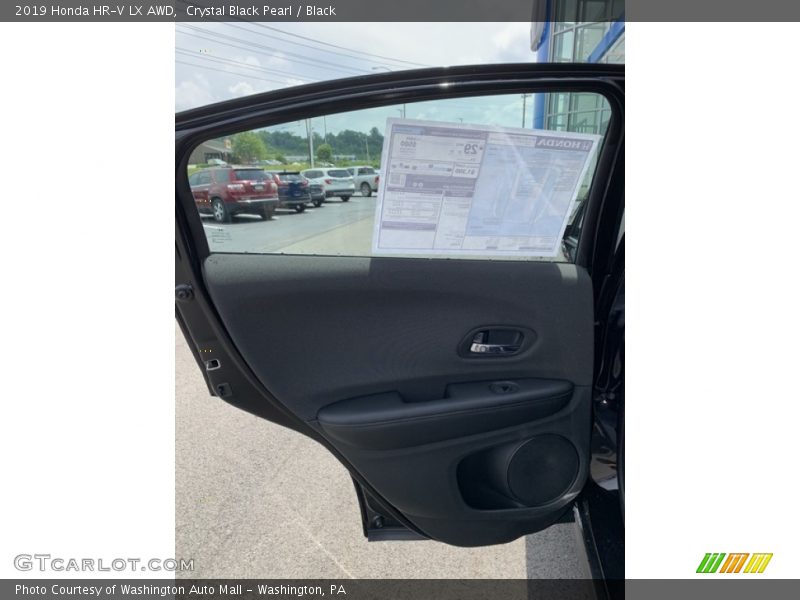 Crystal Black Pearl / Black 2019 Honda HR-V LX AWD