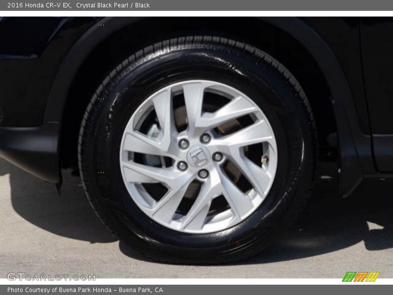 Crystal Black Pearl / Black 2016 Honda CR-V EX