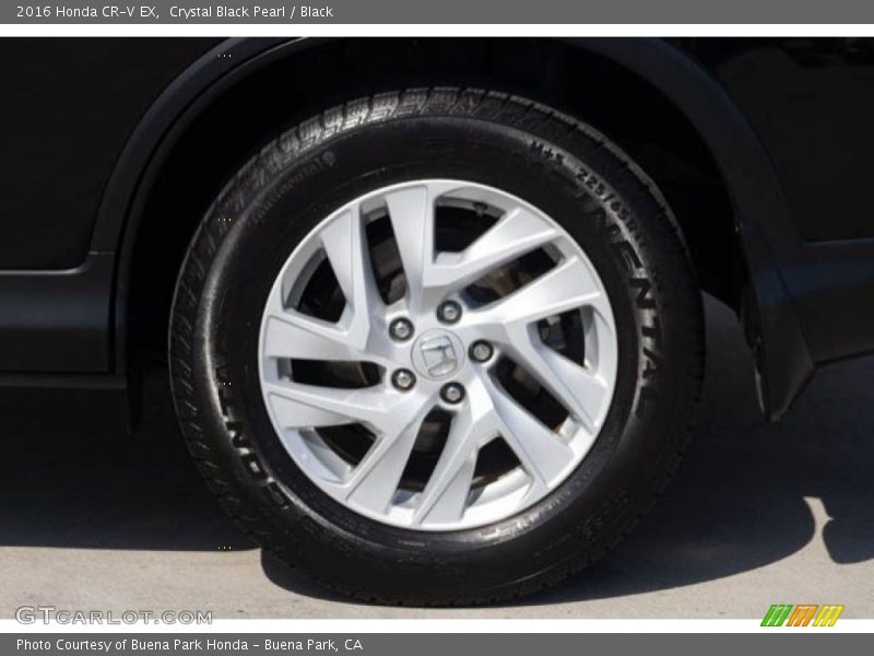 Crystal Black Pearl / Black 2016 Honda CR-V EX