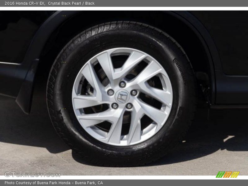 Crystal Black Pearl / Black 2016 Honda CR-V EX