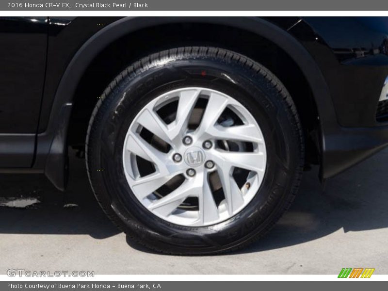 Crystal Black Pearl / Black 2016 Honda CR-V EX