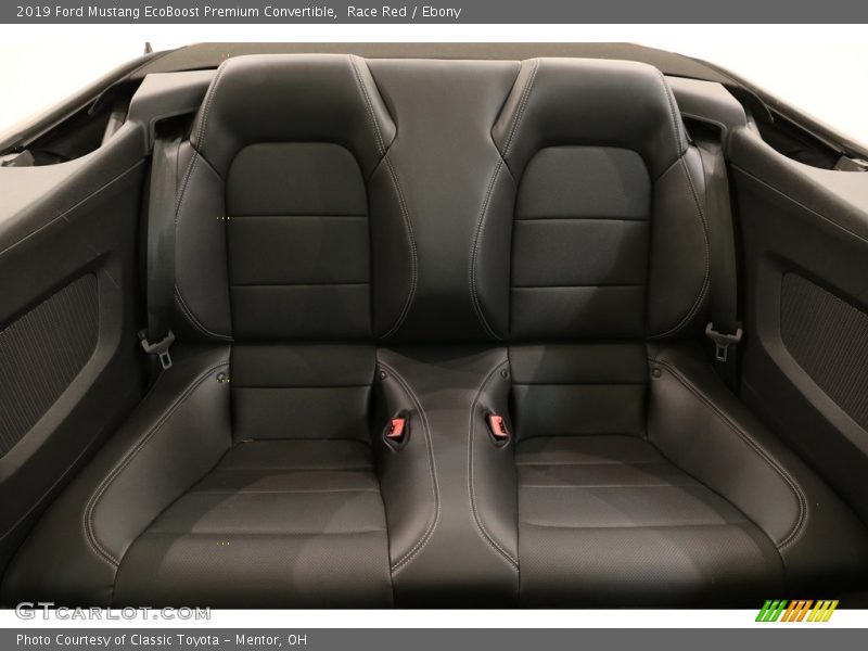 Rear Seat of 2019 Mustang EcoBoost Premium Convertible
