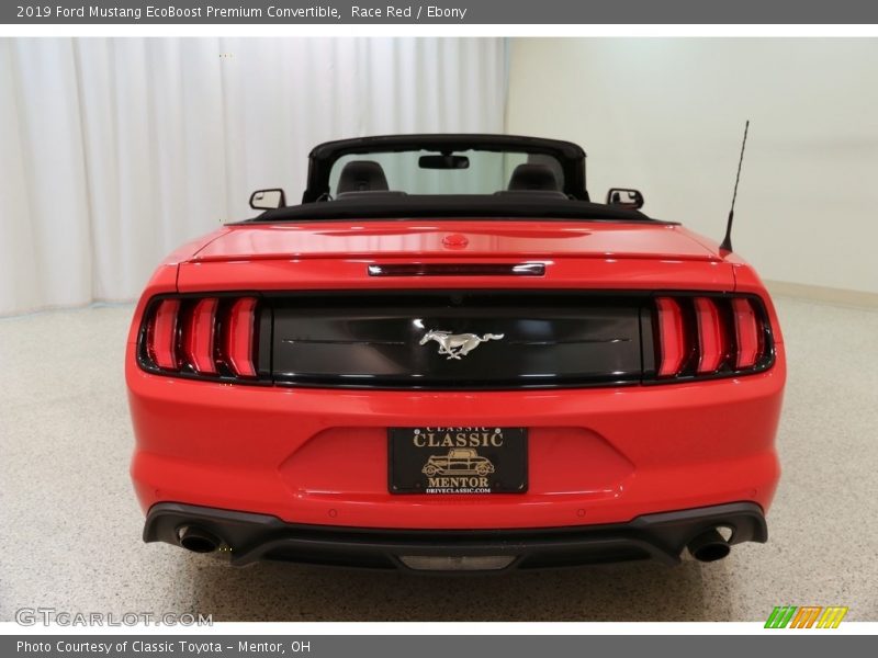 Race Red / Ebony 2019 Ford Mustang EcoBoost Premium Convertible