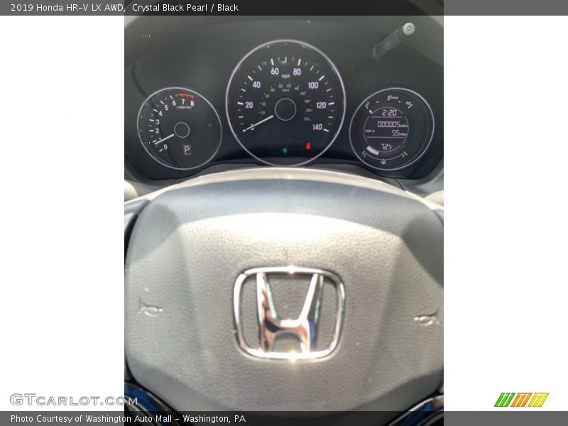 Crystal Black Pearl / Black 2019 Honda HR-V LX AWD